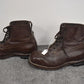 Vintage 1975 Swedish Army Tretorn Varnamo Brown Leather Combat Boots – UK Size 7