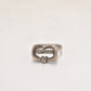 Vintage Sterling Silver 925 Belt Buckle Ring – Size L