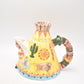 Vintage Fitz & Floyd Omnibus Indian Chief Tee Pee Teapot – Decorative Novelty