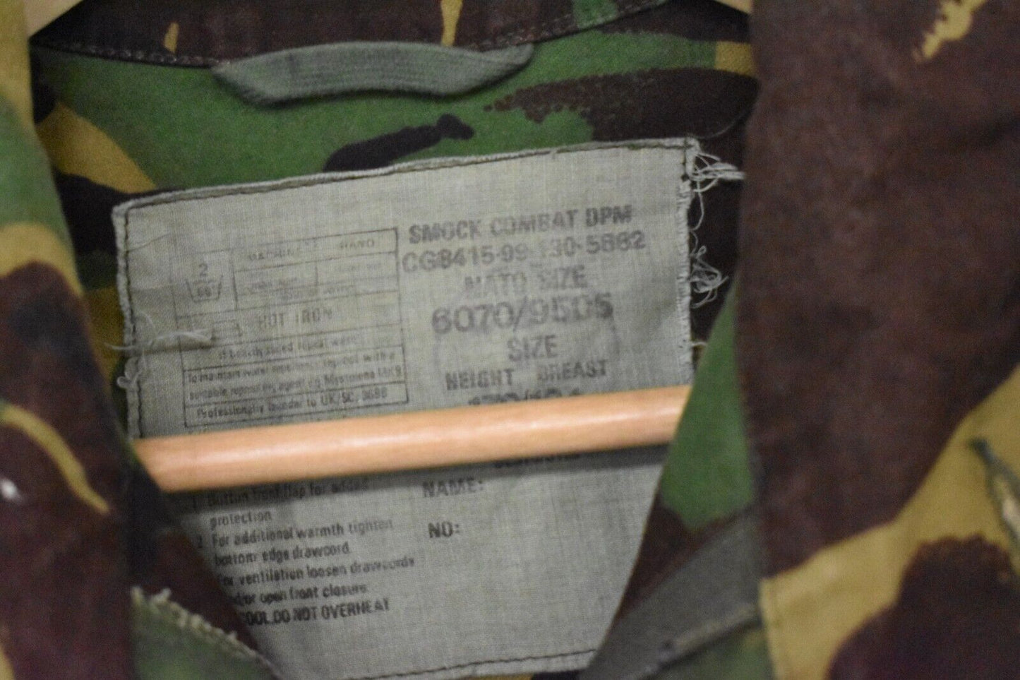 British Army 85 Pattern DPM Combat Smock Jacket – Size 170/104
