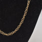 Vintage 9ct Gold Curb Chain Necklace – 50cm / 9.1g