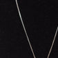 Vintage 925 Sterling Silver Open Heart Dove Pendant Necklace 45cm