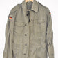 Vintage German Army Olive Moleskin Shirt – 40" Chest – Military Surplus Utility