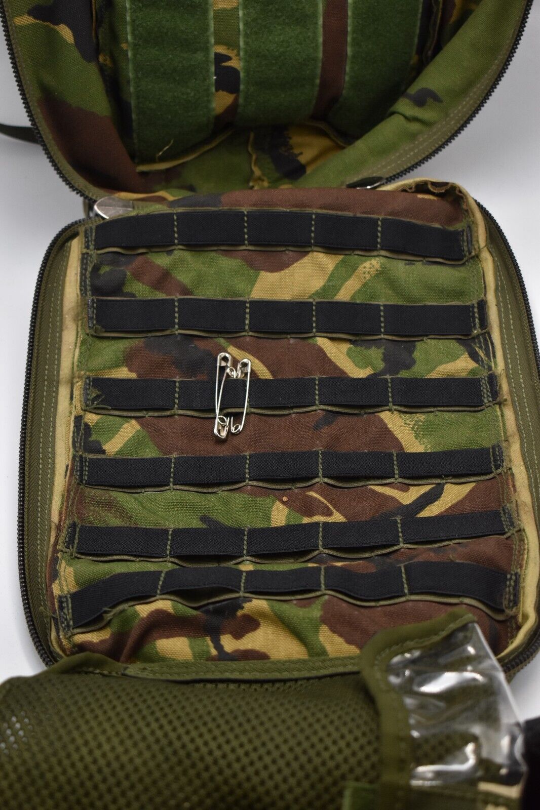 British Army DPM Woodland Medical Rucksack Side Pouch First Aider Trauma PLCE