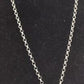 Vintage Sterling Silver 925 Tiger Eye Pendant Necklace – 46cm, 17.1g