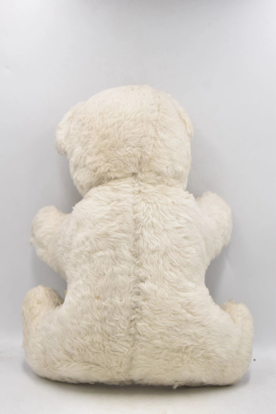 Vintage 1950s Chiltern Toys Polar Bear White Teddy Bear 34cm Tagged