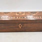 Antique Tunbridge Ware Dome Top Glove Handkerchief Box