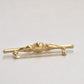Vintage Gold Tone Diamante Bar Brooch