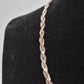 Vintage Sterling Silver 925 3 Strand Braided Necklace – 40cm