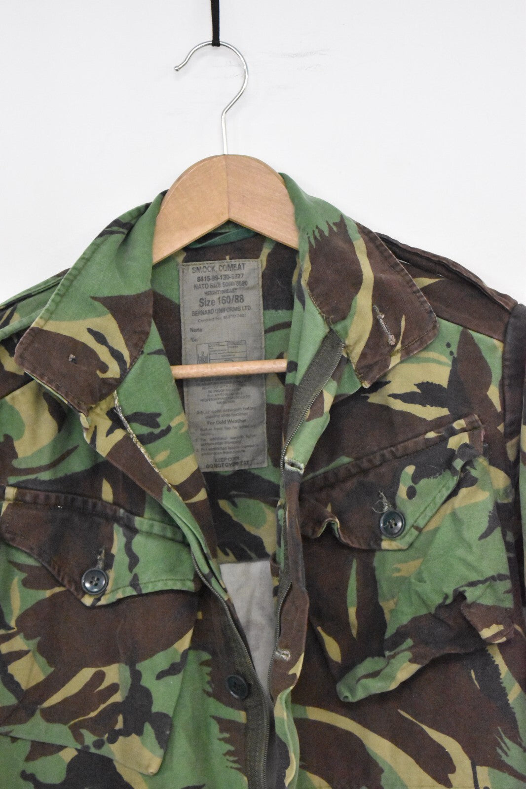 British Army DPM Combat Jacket Size 160/88 Camouflage Airsoft, Fishing Paintball