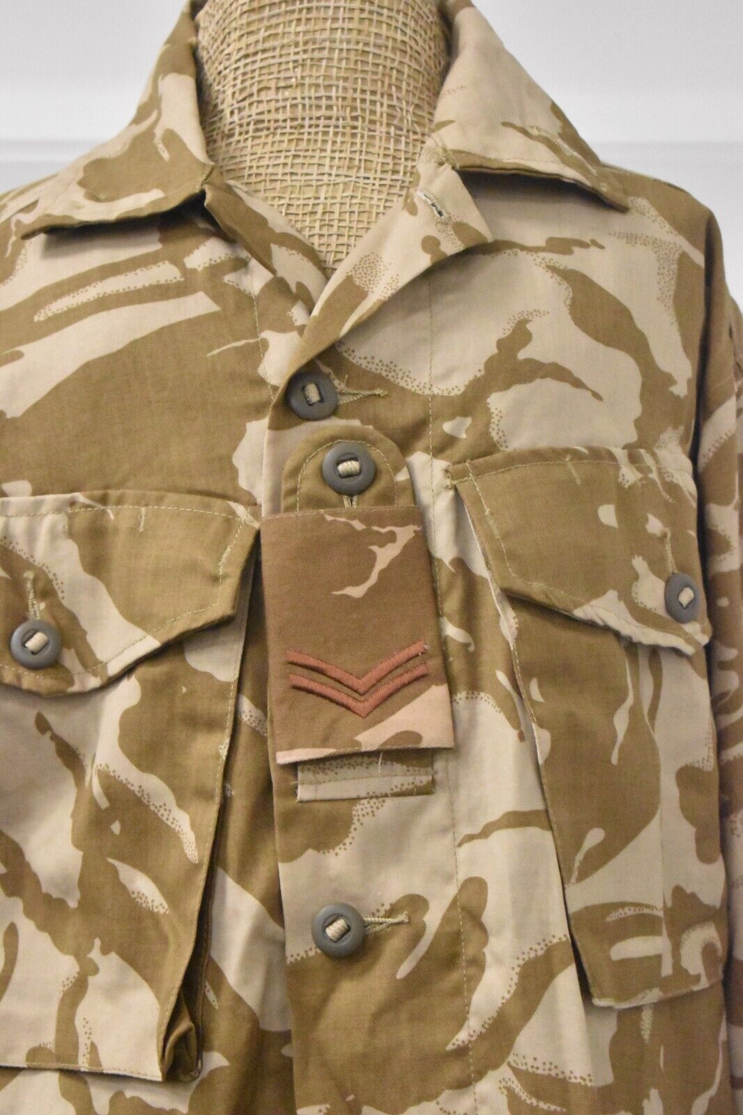 British Army Desert DPM Lightweight Tropical Combat Shirt/Jacket – Size 170/88