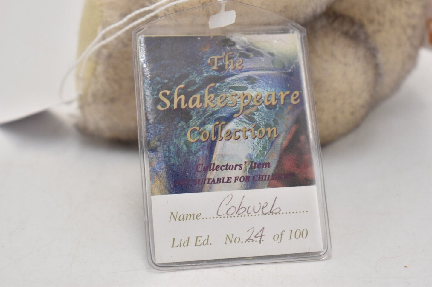 Cotswold Artist Teddy Bear Cobweb The Shakespeare Collection Limited Edition