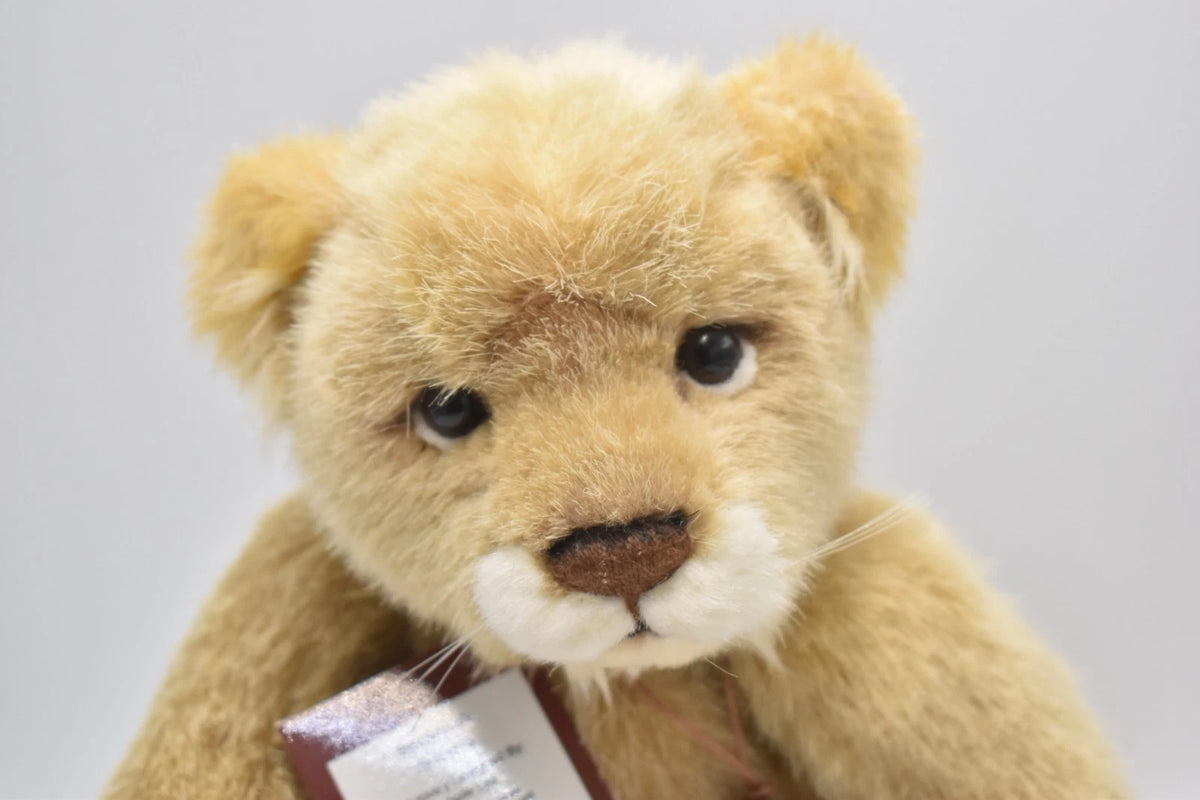 Charlie Bears Savannah Lion Isabelle Lee Retired Tagged Jointed Collectable 32cm