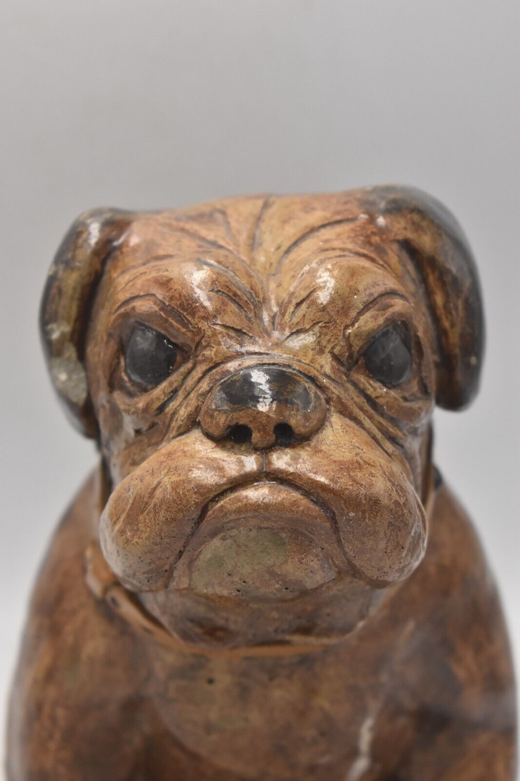 Vintage Critters English Bulldog Large Stone Figurine Statue Ornament – G Bolton