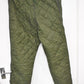 British Army ECW Extreme Cold Weather Thermal Liner Trousers Olive Green W34"