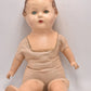Antique 1930s Effanbee Type Sleepy Blinking Eye Doll 52cm Composition & Cloth