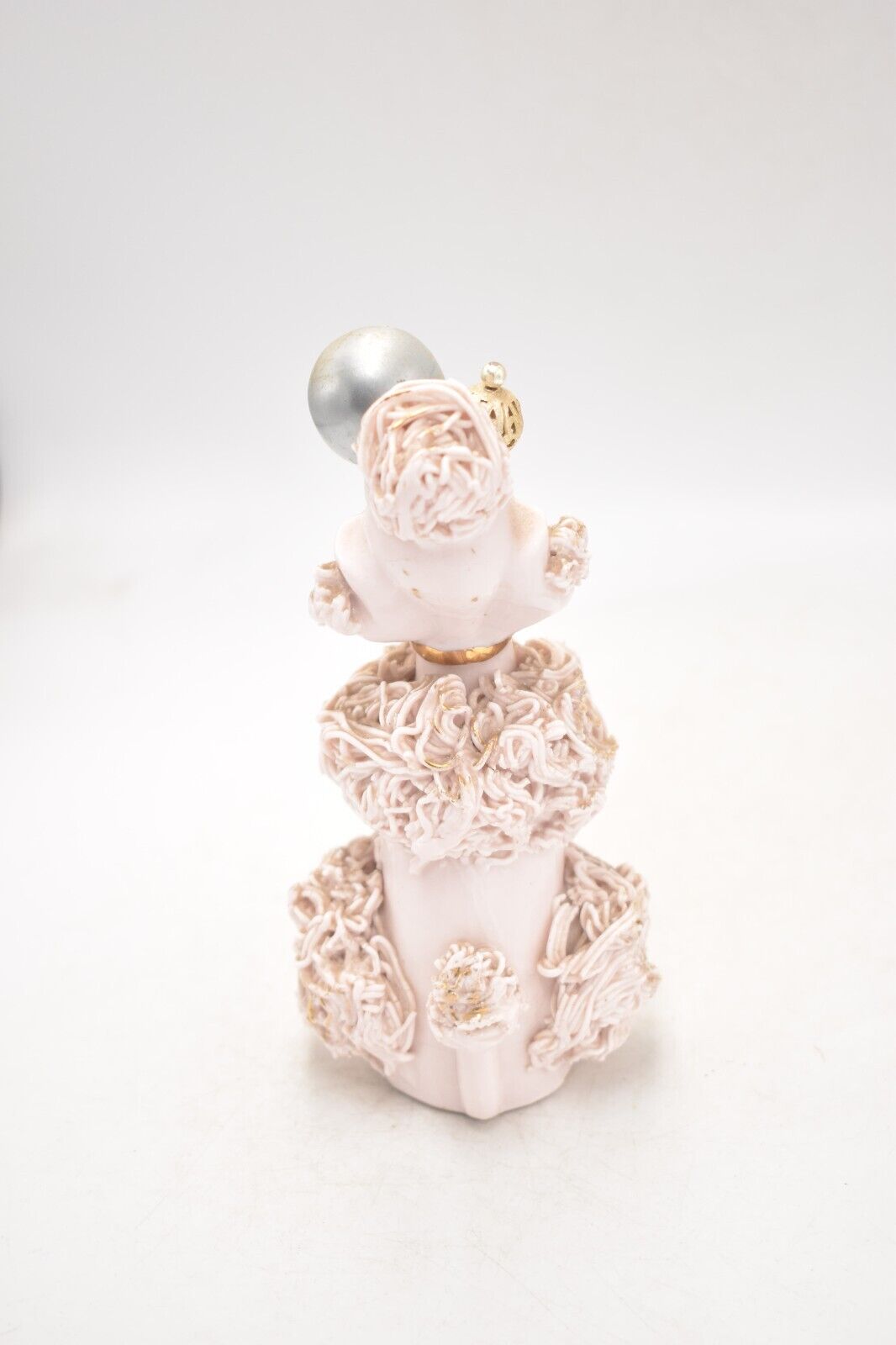 Vintage 1950s Pink Spaghetti Poodle Dog Hat Pin/Scissor Holder Figurine – Retro
