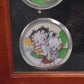 Willabee & Ward Betty Boop Compact Mirror Collection – Wooden Glass Case