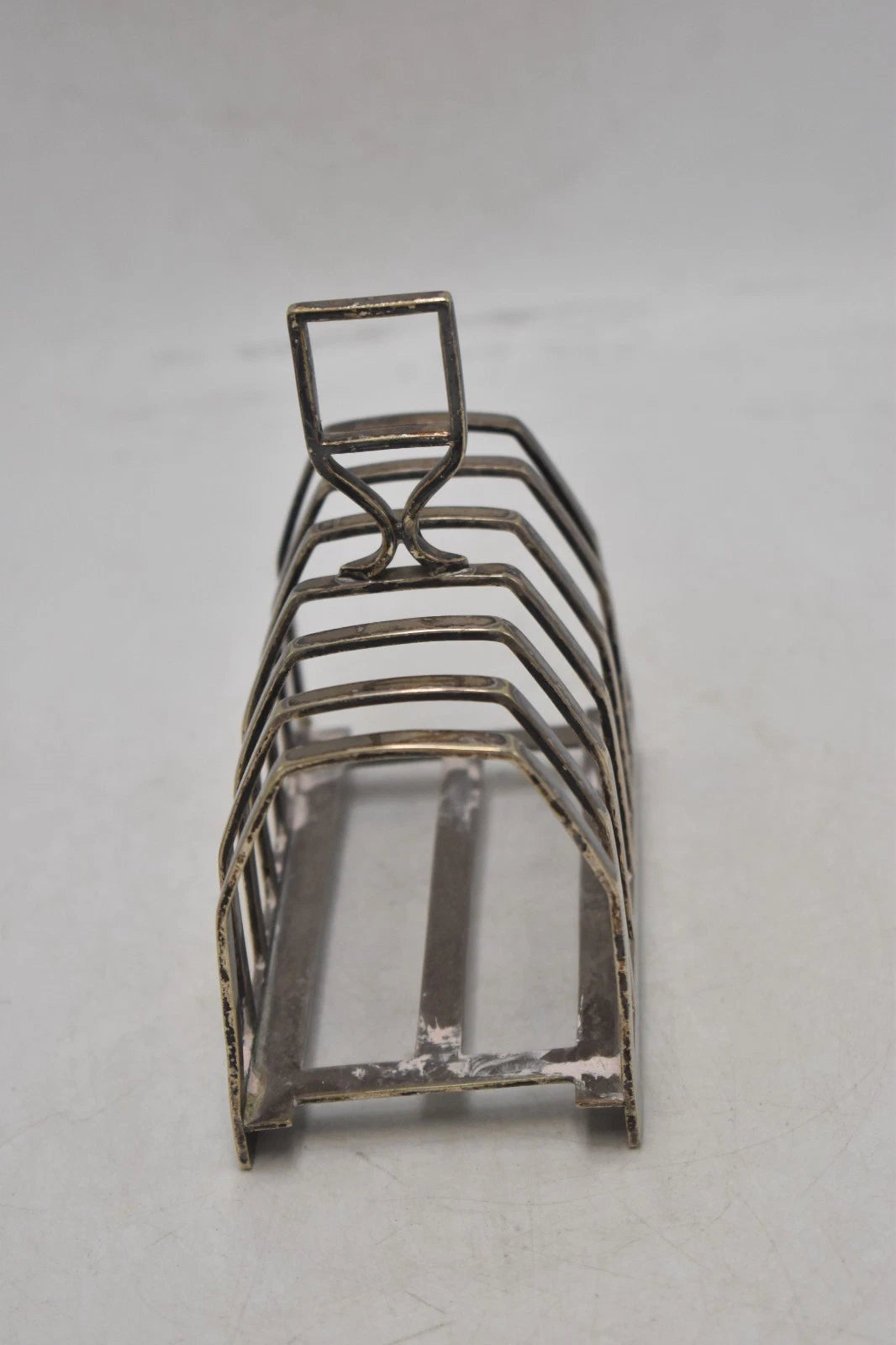 Antique James Dixon & Sons Silver Plated Six Slice Toast Rack