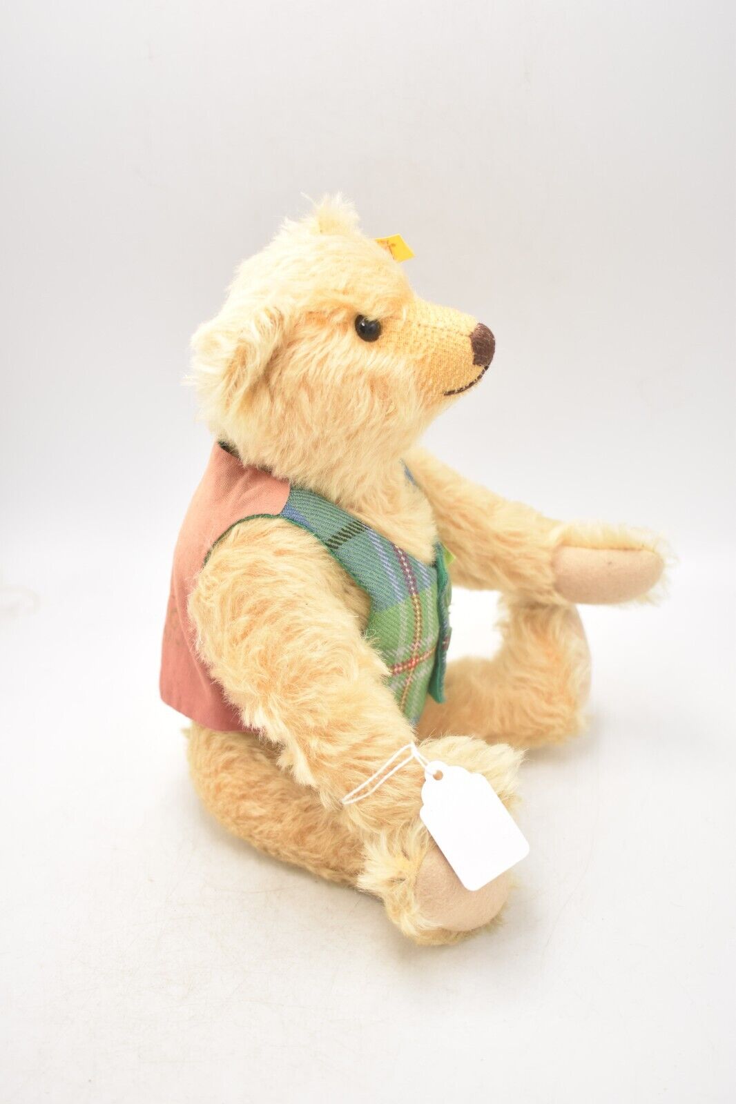 Steiff The Flying Scotsman Teddy Bear 004230 – Retired, Golden Mohair