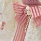 Vintage Porcelain Doll – Blonde Hair, Brown Eyes, Regency Cream Dress – 45cm