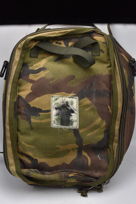 British Army DPM Woodland Medical Rucksack Side Pouch First Aider Trauma PLCE