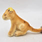 Vintage Steiff Lion Lioness 1950s 1960s Mohair Ear Button Tag 11cm