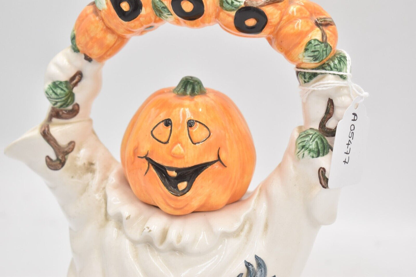 Vintage Fitz & Floyd Boo Halloween Cat Teapot – Decorative Collectible