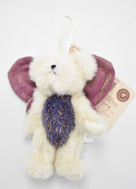 Boyd's Bears Meadow Mini Plush Ornament – Retired, Tagged, Head Bean Collection, 10cm
