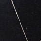 Vintage 925 Sterling Silver and Cameo Black Polished Onyx Pendant 42cm