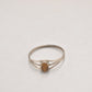 Vintage Sterling Silver and Tiger Eye Ring – Size Q 1/2