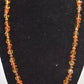 Vintage 925 Sterling Silver & Beaded Baltic Amber Necklace – 56.5cm, 31.9g