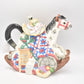 Vintage Fitz & Floyd Omnibus Countryside Rocking Horse Teapot – Decorative