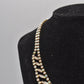 Vintage 1950s Aurora Borealis Rhinestone Statement Necklace – 44cm