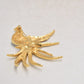 Vintage Seta Bird of Paradise Brooch – Gold Tone, Rhinestone & Enamel