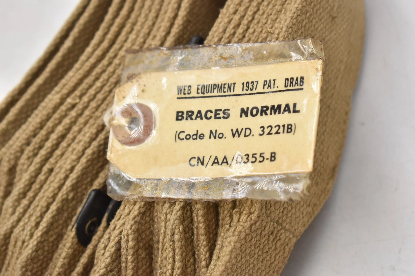 British Army WWII 37 Pattern Braces Cross Body Straps x10 Original Stores Bundle