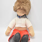 Vintage Felt Rag Doll with Clothes - 42cm