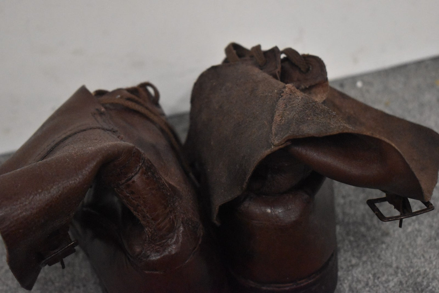 Polish Army Moro Brown Paratrooper Boots – UK Size 7.5