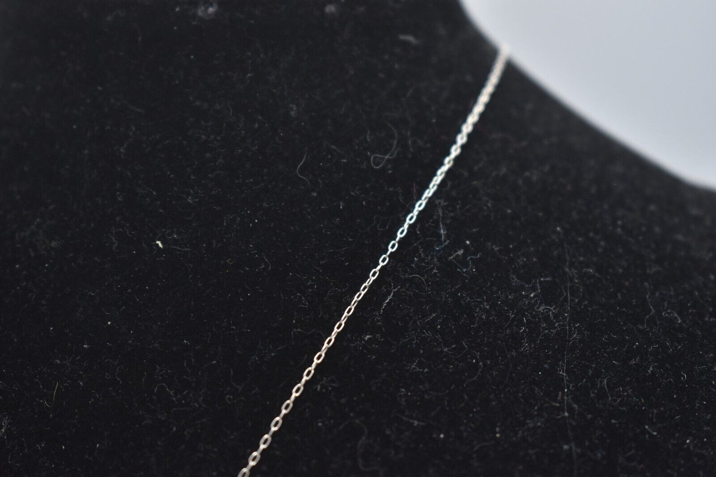 Vintage Sterling Silver 925 Curb Chain Necklace 40cm