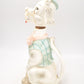 Vintage 1940s Musical Poodle Dog Decanter Hand-Painted Collectible Barware Gift