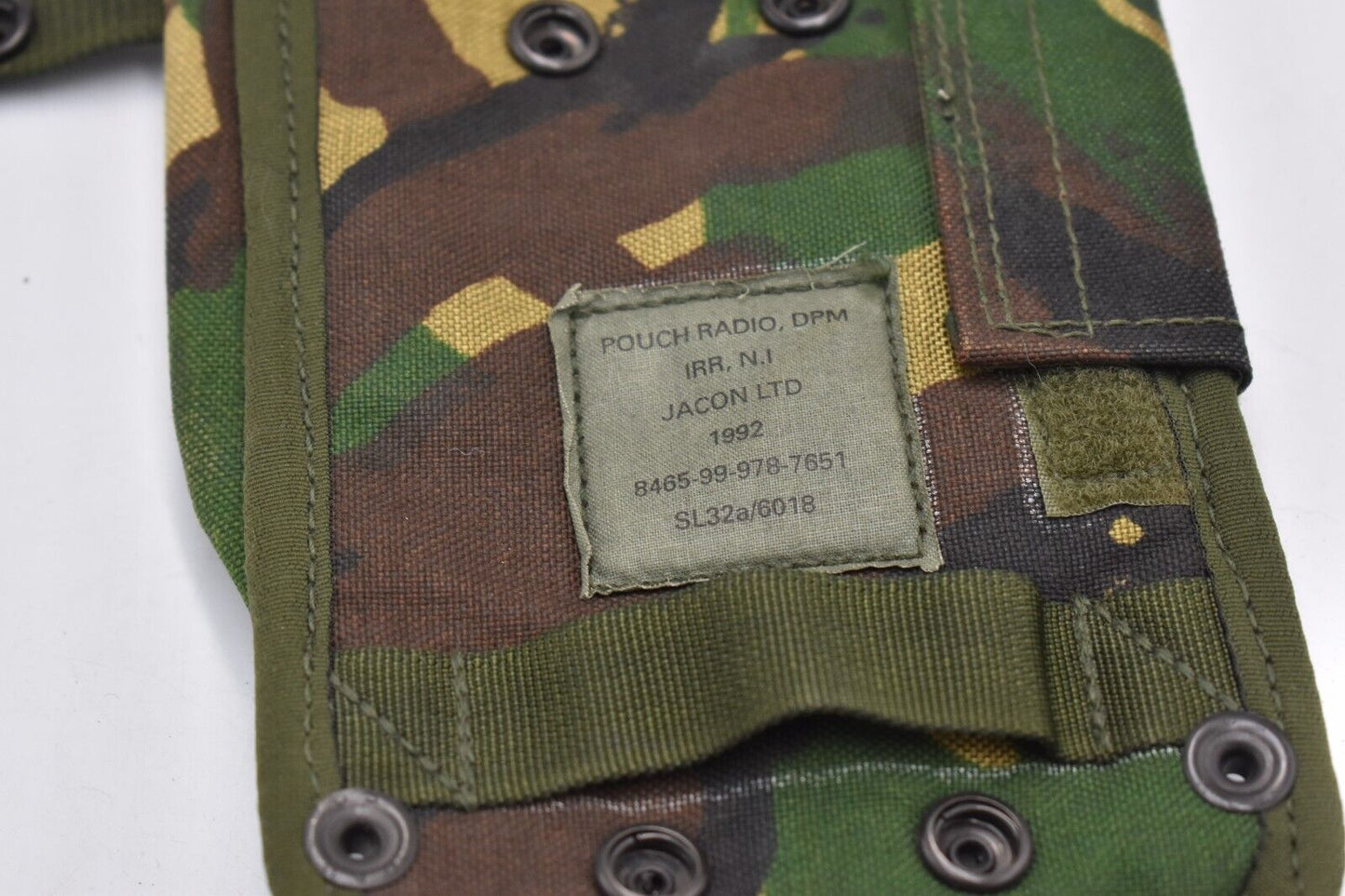 British Army DPM Woodland Radio PLCE Webbing Pouch