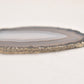 Vintage Sterling Silver 925 and Grey Agate Pendant