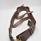 British Army WWI 1914 Pattern Leather Reproduction Webbing Belt by MHW – W32"
