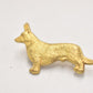 Vintage Kenart Gold Tone Pembroke Welsh Corgi Dog Brooch