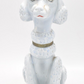 Vintage 1950s Italian Long Neck Poodle Dog Figurine Statue Ornament 26.5cm