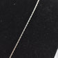 Vintage Sterling Silver 925 Necklace with Amber Pendant – 45cm