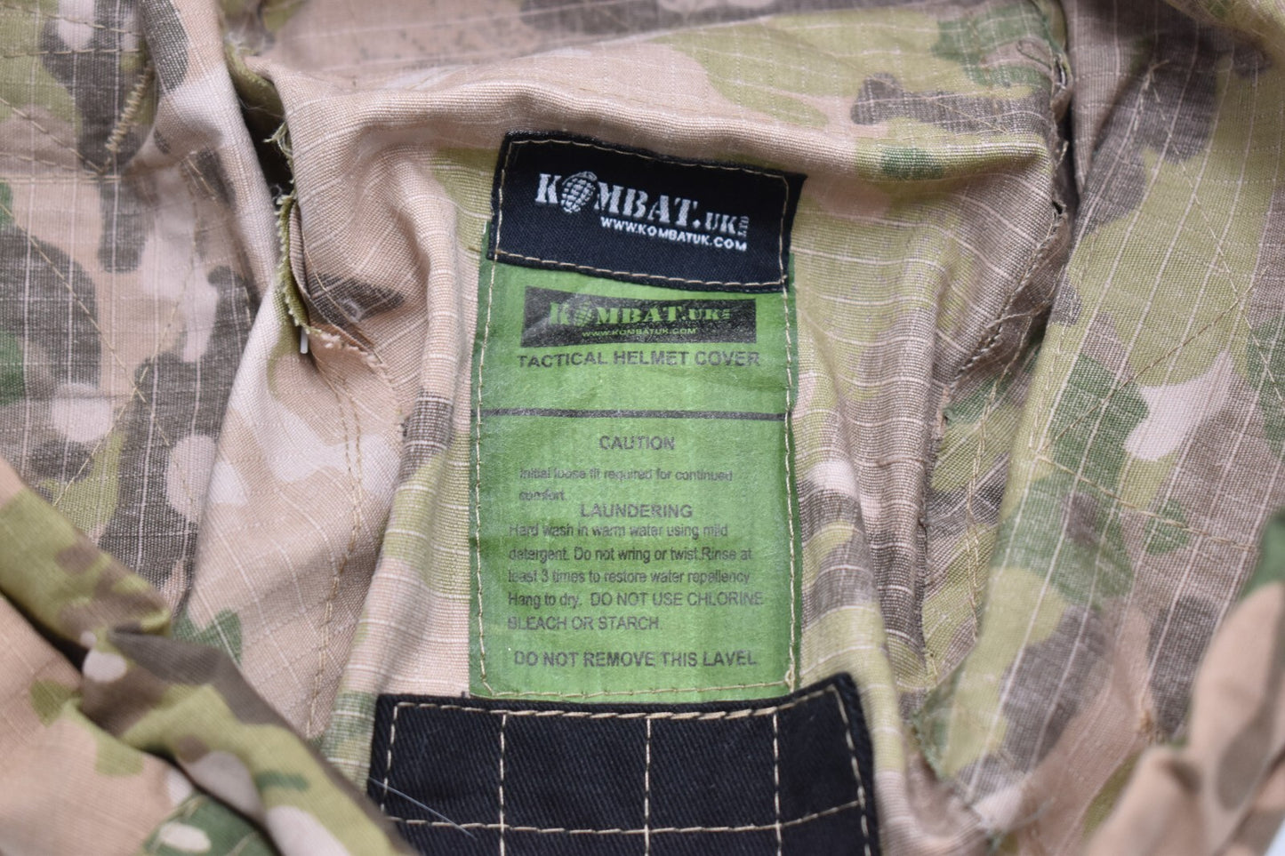 Kombat Helmet Cover – MTP Camo Ripstop – Military Tactical Airsoft Headgear