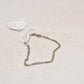 Vintage 925 Sterling Silver Figaro Link Bracelet - 19cm