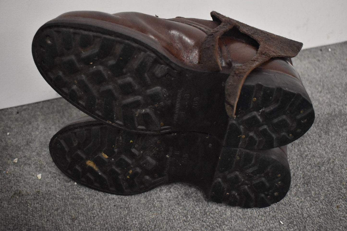 Polish Army Moro Brown Paratrooper Boots – UK Size 7.5
