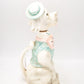 Vintage 1940s Musical Poodle Dog Decanter Hand-Painted Collectible Barware Gift